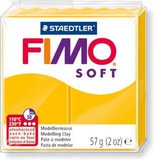 Глина полимерная FIMO Soft, запекаемая в печке, 56 гр., жёлтый, №16 шк809454