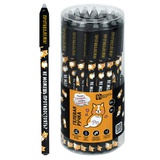 Ручка стираемая гелевая 0,5мм, Пиши-стирай, Корги, полноцветный дизайн корпуса софт-та, с ластиком, сменный стержень, 71650