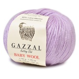 Пряжа Gazzal Baby Wool 50г/175м (40%акрил /40%мериносовая шерсть /20%кашемир ПА) 823