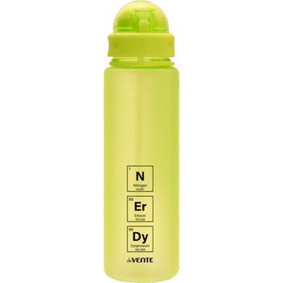 Бутылка для воды, (пластик) 560 мл, deVENTE. Energy, 23,7х6,5х6,5см, зеленая с петлей, 8090090