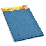 Ткань джинс FD 50*50см однотонная тонкая, (40% п/э, 60%х/б) синий КЛ25923