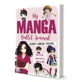 Ежедневник 140х210мм 88л. My Manga Bullet Journal (розовый), мои цели, мои планы, мои мечты, твердый переплет, ляссе, 978-5-00141-545-9
