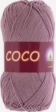 Пряжа Vita Coco 50г/240м (100%хлопок), темная роза 4307