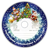 DVD-R Mirex 4,7 16х Новогодний в обтяжке 50шт.