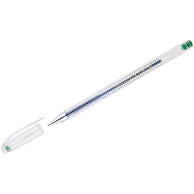 Ручка гелевая 0,5мм зеленая Crown HJR-500B, [209670]