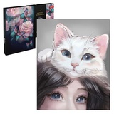 Картина по номерам (на подрамнике) 40х50см Кошачьи нежности 67953 
