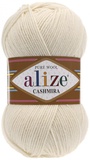 Пряжа Ализе Cashmira Pure Wool 100г/300м (100%шерсть), кремовый 01