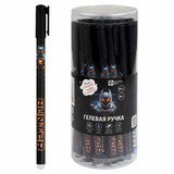 Ручка стираемая гелевая 0,5мм, Пиши-стирай, Огненный робот, полноцветный дизайн корпуса софт-та, с ластиком, сменный стержень, 69536