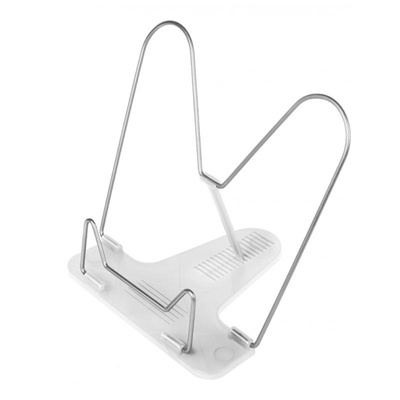 Подставка для книг пластиковая, с упором. СТАММ "Crystal", [ПК33]