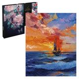 Картина по номерам (на подрамнике) 40х50см Морской закат 67946 