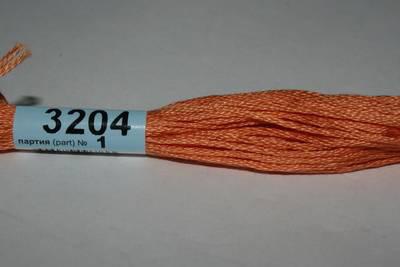 Мулине х\б 8м Гамма, бледно-бледно-оранжевый 3204