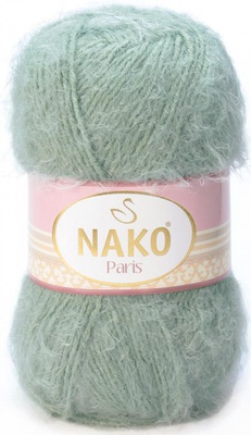 Пряжа NAKO PARIS 100г/245м (60%полиамид/40%акрил), бледно-салатовый [292]