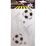 Светоотражающая наклейка deVENTE "Football", лист 19*11см, серебристо-белые, пластиковом пакете с подвесом, 9083202