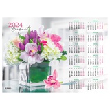 Календарь листовой А3 2024г OfficeSpace "Прекрасные цветы", 355796