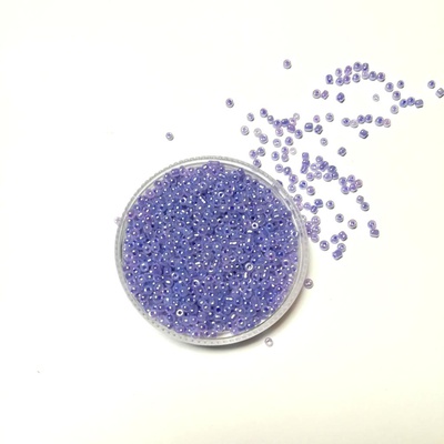 Стеклянный бисер Colibry 20г непрозрачный блестящий светло-фиолетовый (158)