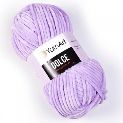 Пряжа YarnArt DOLCE 100г/120м (100% микрополиэстер),  сиреневый [744]   