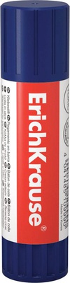 Клей-карандаш 15г ErichKrause® ,  на основе полимерного материала.без цвета, без запаха, для надёжного склеивания бумаги, картона, фотографий и тканей, ЕК4443