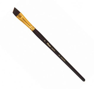 Кисть синтетика жесткая №8 плоская скошенная PINAX Creative, [698008]