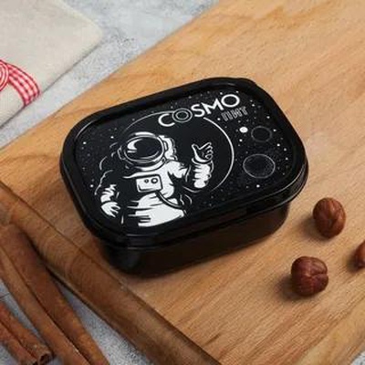 Ланч-бокс (пластик) мини, 150 мл, «Cosmo», (прямоугольный), 4672268