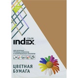 Бумага цветная Index Color, 80гр, А4, 100л. табачный (19), [IC19/100]