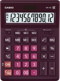 Калькулятор настольный CASIO GR-12С-LB (210х155 мм), 12 разрядов, двойное питание, БОРДО, GR-12C- WR