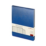 Бизнес-блокнот А5 100 л. клетка BrunoVisconti "MEGAPOLIS REPORTER", искусственная кожа на бумажной основе, синий 3-103/01