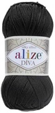 Пряжа Ализе Diva Silk effect 100г/350м (100%акрил),  [60]