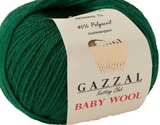Пряжа Gazzal Baby Wool 50г/175м (40%акрил /40%мериносовая шерсть /20%кашемир ПА) 814