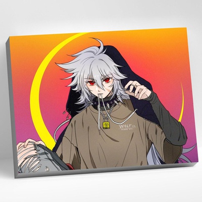 Картина по номерам (на холсте) 30х40см Геншин. Рэйзор, CHR0170 (сложность **)