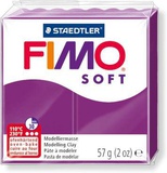 Глина полимерная FIMO Soft, запекаемая в печке, 56 гр., фиолетовый, шк809737