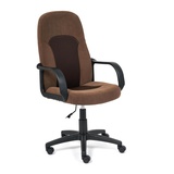 Кресло PARMA ( флок 6/ткань TW-24 . коричневый) до 100кг