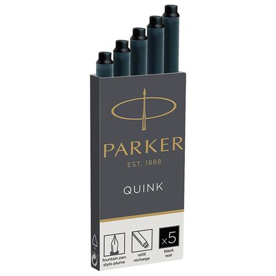 Картридж чернильный PARKER "Cartridge Quink", черный 1950382
