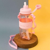 Спортивная бутылка для воды, (пластик) 800 мл, Sports cup, pink, 3115-03