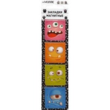 Набор магнитных закладок "deVente. Funny Monsters", 4 шт. 35*33,1 мм, в блистерной упаковке, 8065925