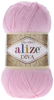 Пряжа Ализе Diva Silk effect 100г/350м (100%акрил),  [185]