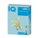 Бумага IQ Color А4 160г/м2, 250л., пастель голубая MB30, 110810 