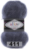 Пряжа Ализе Mohair Classic new 100гр/200м (51%акрил / 25%мохер / 24%шерсть),  [411]
