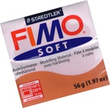 Глина полимерная FIMO Soft, запекаемая в печке, 56 гр., коньяк, шк809850