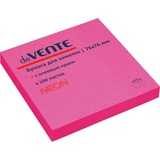Блок  самоклеящийся, 76*76 мм, 100 л., deVENTE, неон, нежно-розовый, 2010331