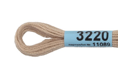 Мулине х\б 8м Гамма, бежевый 3220