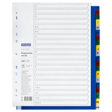 Разделитель листов OfficeSpace А4+, 20 листов, алфавитный А-Я, цветной, пластиковый, 366058