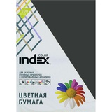 Бумага цветная Index Color, 80гр, А4, 100л. черный (99), [IC99/100]