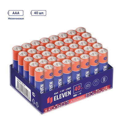Батарейка Eleven AAA (LR03) алкалиновая, OS40  (ЦЕНА указана за 1шт! )