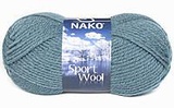 Пряжа NAKO Sport WOOL 100г/120м (75%акрил /25% шерсть), (185)