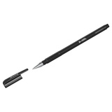 Ручка гелевая 0,5мм черная Berlingo "X-Gel", тонированный корпус,  [243033]