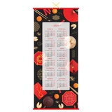 Календарь настенный "циновка" 2024г., 320*760 мм OfficeSpace "Чайные традиции", вертикальный  355805