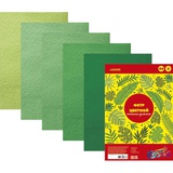 Набор листового фельта А4 deVENTE. Оттенки зеленого (5 листа, 5 цветов в уп.) 2.0мм, пластиковый пакет с европодвесом [8040685]