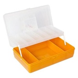 Коробка для мелочей  Тривол №4 (235 х 150 х 65 мм), двухъярусная с микролифтом, пластик