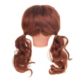 Волосы для кукол "Кудряши в хвостиках с челкой" размер большой , цвет Р33А, 2294826