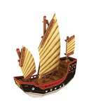 Сборная модель (пенополистирол) Корабли. Китайский парусник, 20,8*9,8*27,8см, 62 детали, Rezark, 8+ [STH-006]